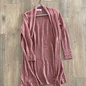 Mossimo Supply Co. Women's Knit Cardigan - Dusty Rose